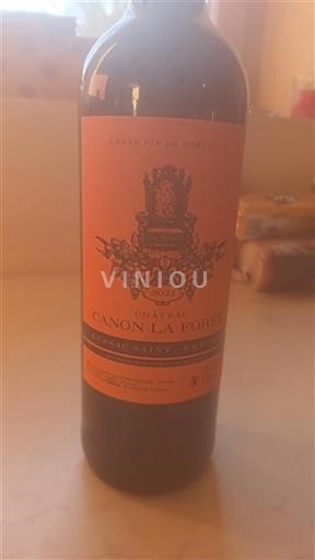 Bordeaux Ni doloceno Château Canon La Forêt 2021