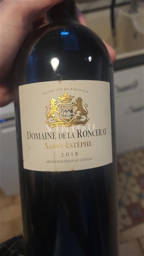 Bordeaux Saint-Estèphe Domaine La Ronceray 2018