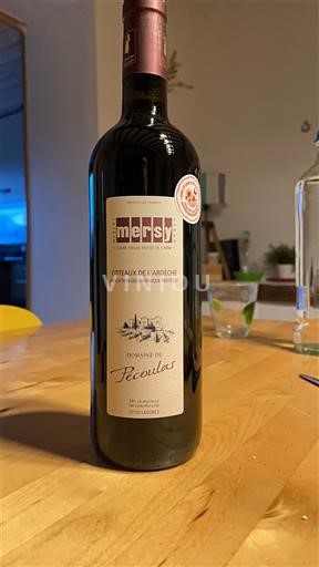 Alpes và các vùng Rhodanien Coteaux de l'Ardèche Domaine Pécoulas Mersy 2022