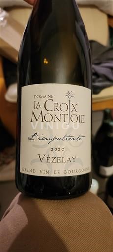Bourgondië Bourgogne Vézelay Domaine La Croix Montjoie L'impatiente 2020