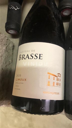 Langvedok Limoux Château Brasse Rangée Joyeuse 2020