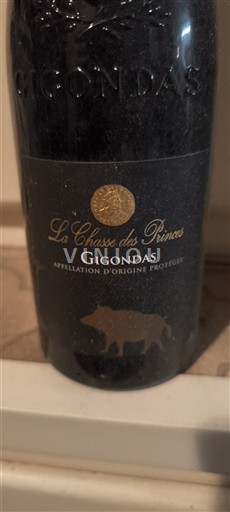 Valle del Rodano Gigondas La Chasse des Princes 2018