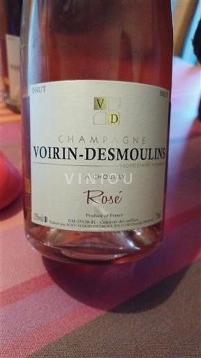 Vin Effervescent Rosé brut Rosé Voirin-Desmoulins Non millésimé France Champagne AOC