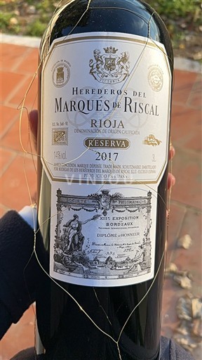 La Rioja Rioja Marqués de Riscal Reserva 2017