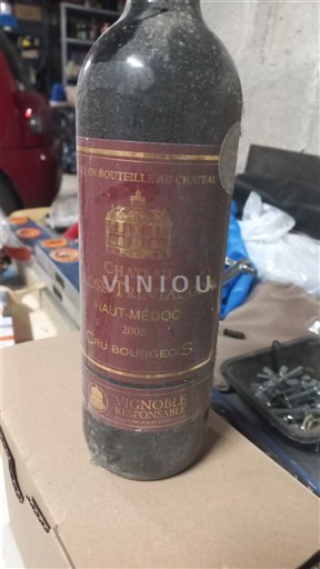 Bordeaux Haut-Médoc Château Cissac Trintaudon 2008