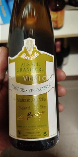 Elzas Alsace Grand Cru Grand Cru Domaine Domaines Schlumberger Pinot Gris Zinnkoepflé 2010