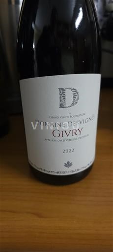 Burgundi Givry Domaine Svignes 2022