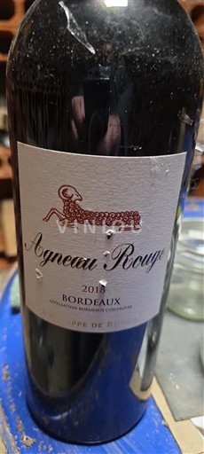 Bordeaux Agneau Rouge 2018