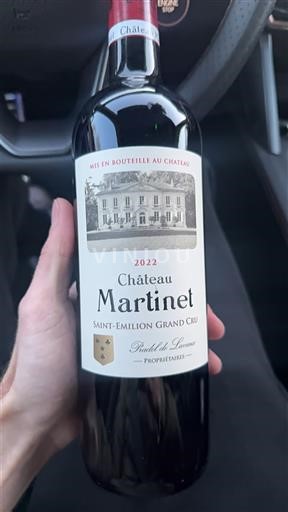 Bordeaux Saint-Émilion Grand Cru Grand Cru Château Martinet 2022