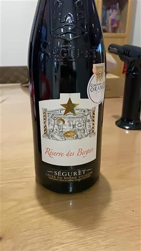 Valle del Ródano No especificado Séguret Réserve des Bergers Sin añada