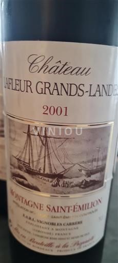 Bordeaux Montagne-saint-émilion Château Lafleur Grands-Landes 2001