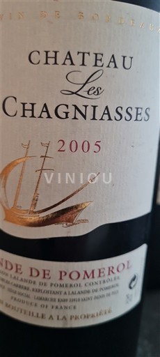 Bordeaux Lalande-de-pomerol Château Les Chagniasses 2005