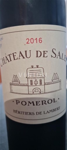 Bordeaux Pomerol Château Sales 2016