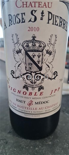 Bordeaux Haut-Médoc Château La Rose Saint Pierre Vignoble JPP 2010