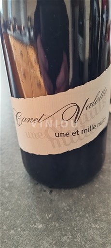 Languedoc Saint-Chinian Canet Valette une et mille nuits 2015