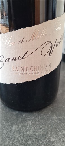 Languedoc Saint-Chinian Canet Valette Une et Mille Nuits 2007
