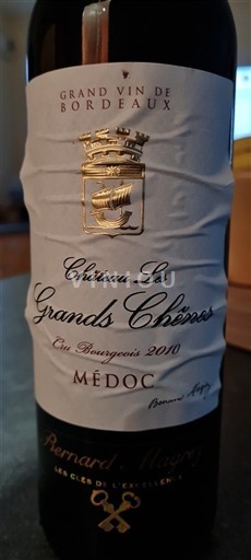 Bordeaux Médoc Cru Bourgeois Château Les Grands Chênes 2010