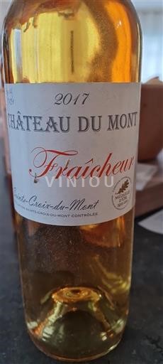 Burdeos Sainte-Croix-Du-Mont Château Mont Fraîcheur 2017