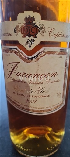 Lounais-Ranska Jurançon Domaine Capdevielle Vin du Sud 2001