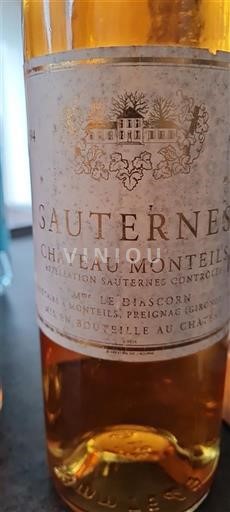 Bordéus Sauternes Château Monteil 1994