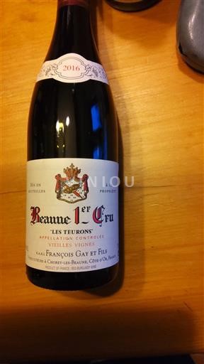 Bourgogne Beaune Premier Cru François Gay et Fils Les Teurons Vieilles Vignes 2016