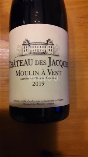 Beaujolais Moulin-à-vent Château S Jacques 2019