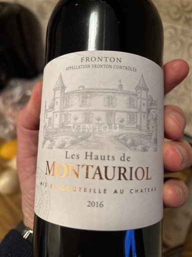 Southwest Fronton Montauriol Les Hauts de Montauriol 2016