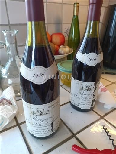 Bourgondië Niet gespecificeerd Charles Meunier Hauts-Côtes de Nuits 1986