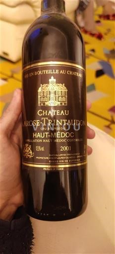 Bordeaux Haut-Médoc Cru Bourgeois Château Larose-Trintaudon 2001