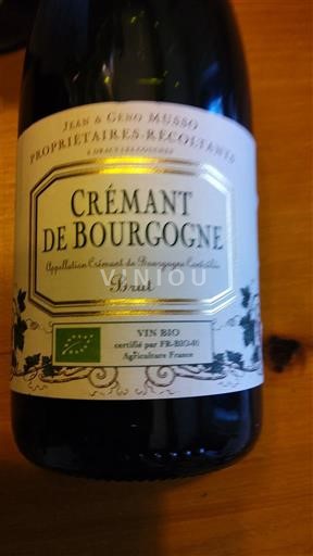 Burgundsko Crémant de Bourgogne Jean & Gérard Musso Neročník