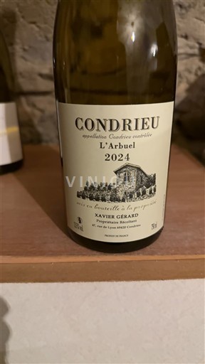 Vallée du Rhône Condrieu Xavier Gérard L arbuel 2024
