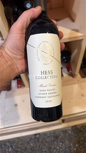 Vùng trồng nho được cấp phép California Mt. Veeder Hess Collection Mount Veeder 2019