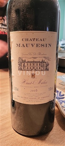 Bordeaux Haut-Médoc Château Mauvesin 2010