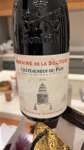 Rhônevallei Châteauneuf-du-Pape Domaine La Solitude Cornelia Constanza 2016