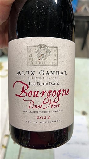 Borgogna Alex Gambal Les Deux Papi 2022