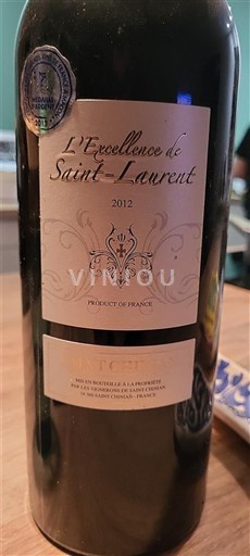 Rượu vang Rouge sec L'Excellence Saint-Laurent 2012 Pháp Bordeaux AOC