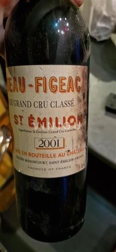 Bordeaux Saint-Émilion Grand Cru Premier Grand Cru Classé Château Château-Figeac 2001