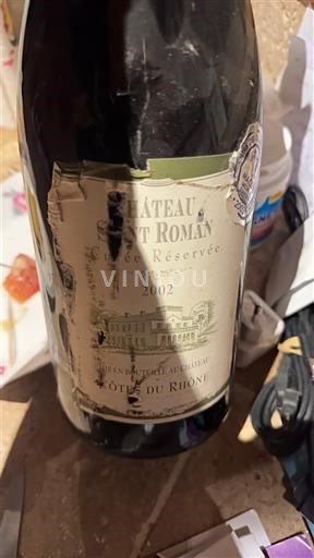 Valle del Rodano Côtes-du-Rhône Château Saint Roman Réservée 2002