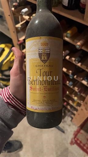 Bordeaux Saint-Émilion Château Tour Berthonneau 2002