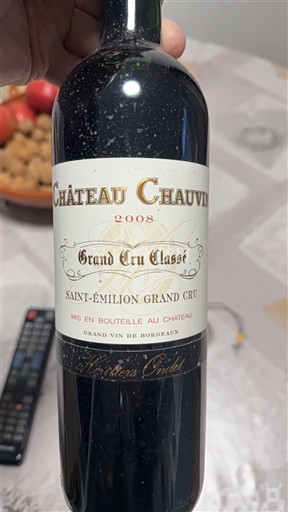 Bordeaux Saint-Émilion Grand Cru Grand Cru Classé Château Chauvin 2008