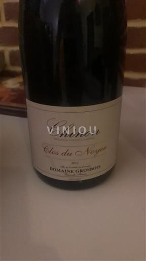 Údolí Loiry Chinon Domaine Grosbois Clos du Noyer 2012