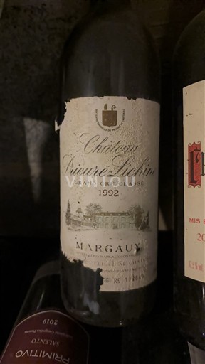 Bordeaux Margaux Grand Cru Classé Château Prieuré-Lichine 1992
