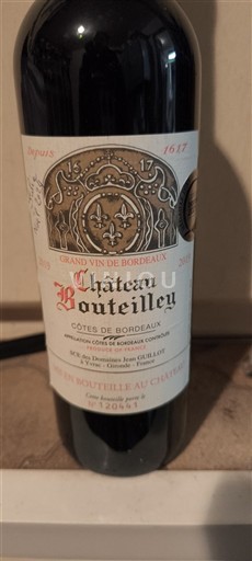 Bordeaux Côtes de Bordeaux Château Bouteilley 2017
