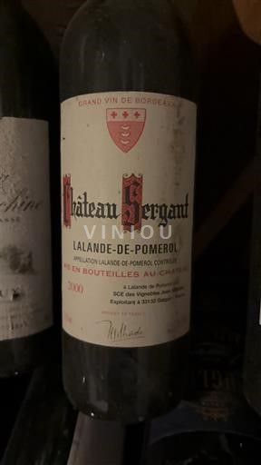 Bordeaux Lalande-de-Pomerol Château Sergant 2000