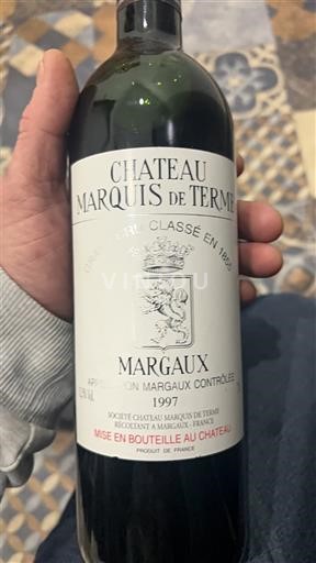 Bordeaux Margaux Grand Cru Château Marquis de Terme 1997