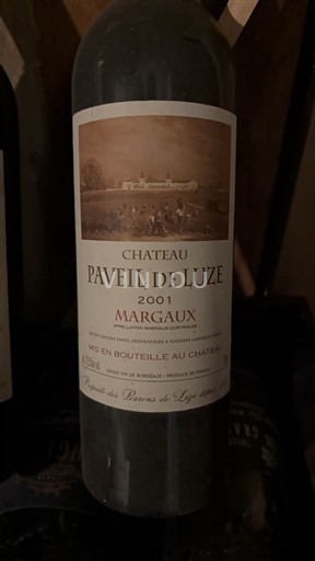 Bordeaux Margaux Château Paveil de Luze 2001