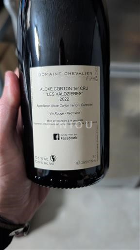 Burgundy Aloxe-Corton Premier Cru Domaine Chevalier Les Valozières 2022