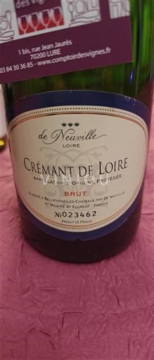 Loiren laakso Crémant de Loire De Neuville Ei vuosikertaa