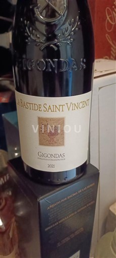 Valea Ronului Gigondas La Bastide Saint Vincent 2021
