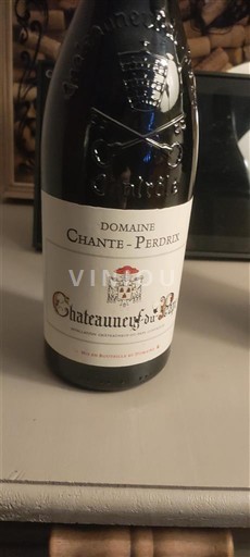 Vine Rouge sec Domaine Chante-Perdrix Non millésimé Frankrig Rhône-dalen Châteauneuf-du-Pape AOC